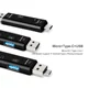  5in1 متعدد الوظائف USB 2.0 نوع C/Usb /Micro Usb/Tf/SD قارئ بطاقة الذاكرة OTG