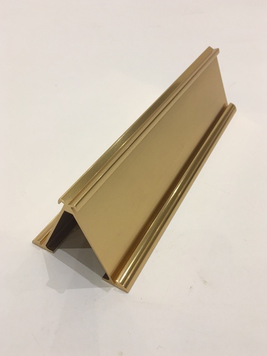 2 SIDE HOLDER GOLD 2"X8"