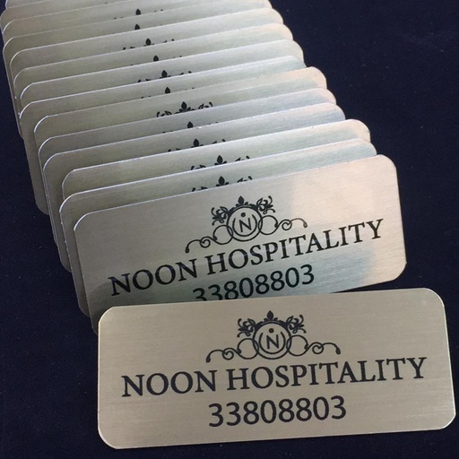 Aluminum name bags with printing