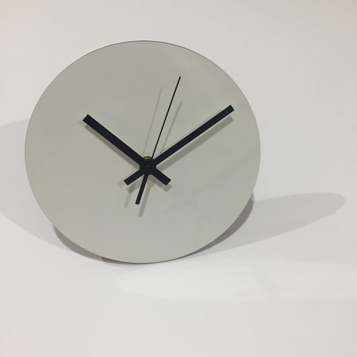 Heat-printing circular MDF clock